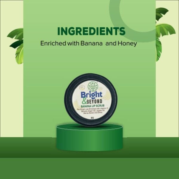 Banana and Honey Lip Scrub, 8gm - Image 3