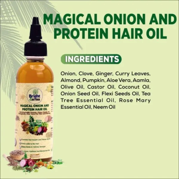 Magical Onion Hair Oil, 100ml | For Mens & Womens - Image 7