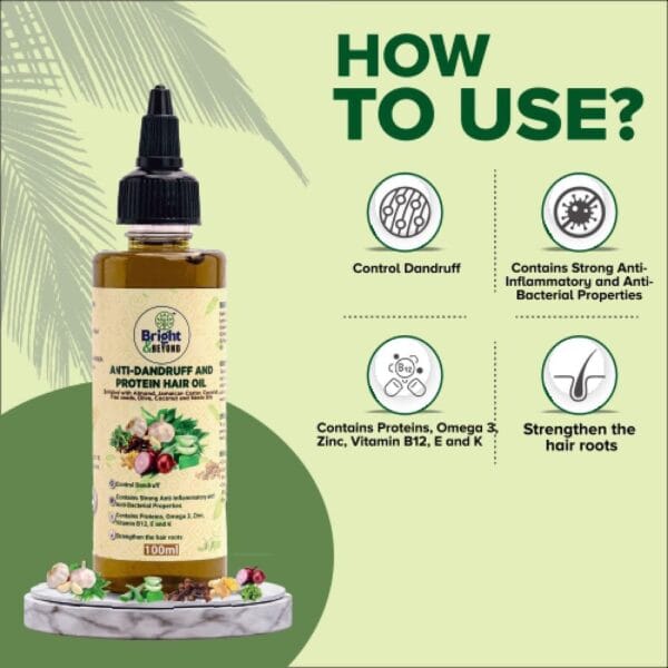 Magical Dandruff Hair Oil, 100ml | For Mens & Womens - Image 6