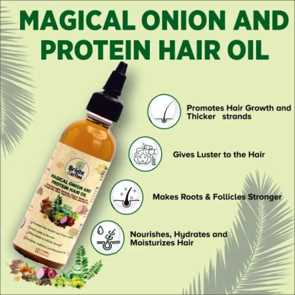 Magical Onion Hair Oil, 100ml | For Mens & Womens - Image 2