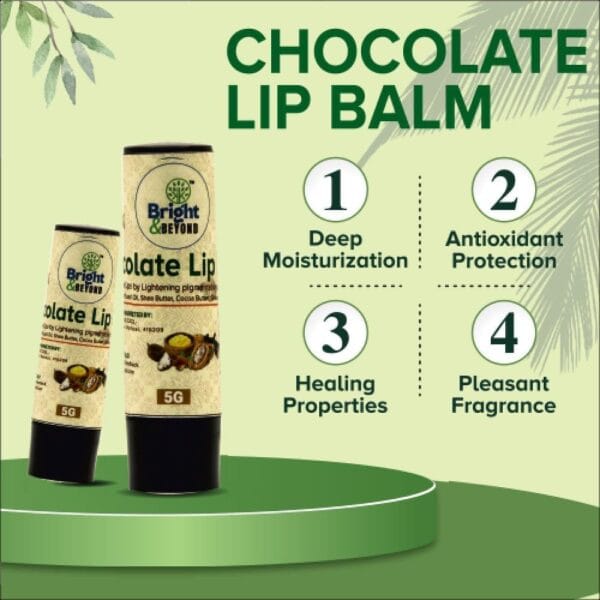 Bright and Beyond Chocolate Lip Balm, 5gm - Image 2