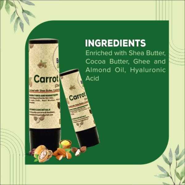 Bright and Beyond Carrot Lip Balm, 5gm - Image 4