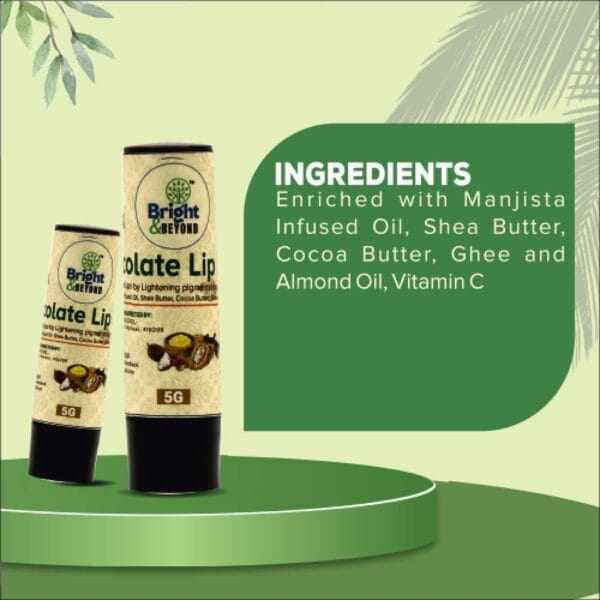 Bright and Beyond Chocolate Lip Balm, 5gm - Image 3