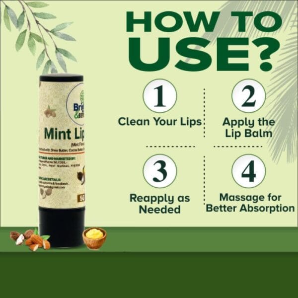 Bright and Beyond Mint Lip Balm, 5gm - Image 6