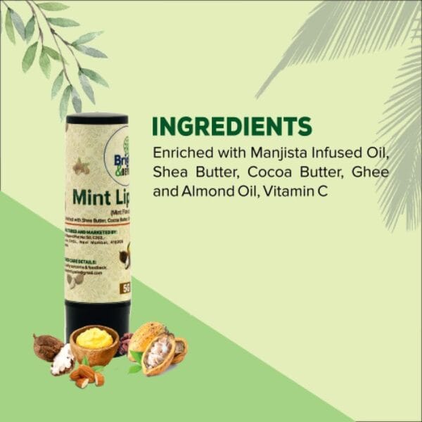 Bright and Beyond Mint Lip Balm, 5gm - Image 2