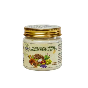 Hair Strenghening Organic Tripple Butter, 100gm for Women and Men