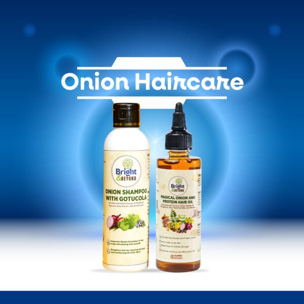 Onion Hair Oil and Onion & Shampoo Combo