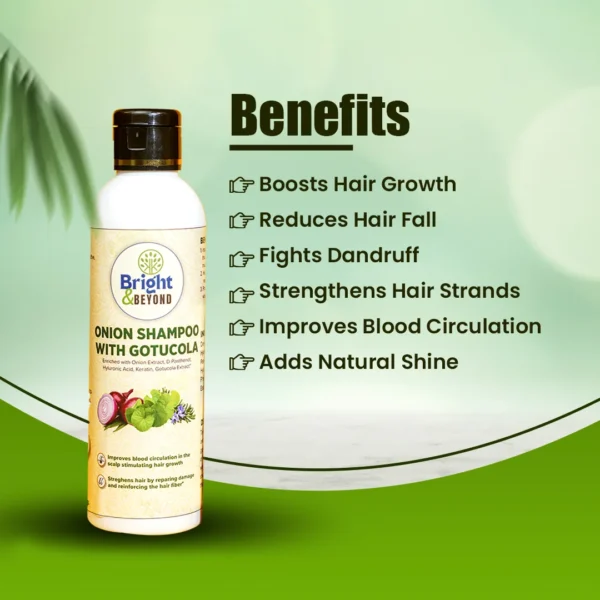 Onion Shampoo With Gotucola - Image 5
